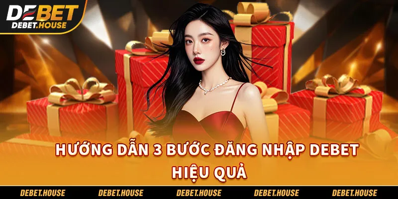Hướng dẫn 3 bước đăng nhập DEBET hiệu quả